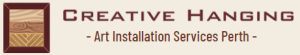 Creative hanging logo