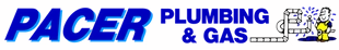 Pacer plumbing and gas logo