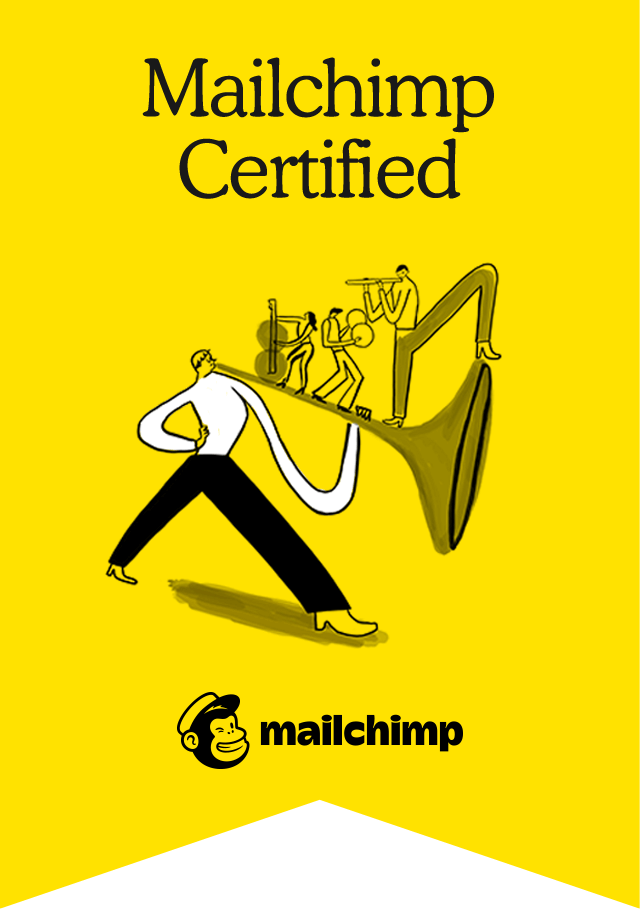 Mailchimp academy foundations certification badge