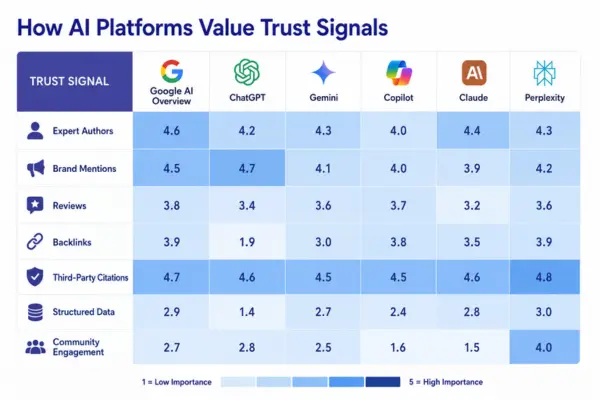 how ai tools reward your brand using trust signals
